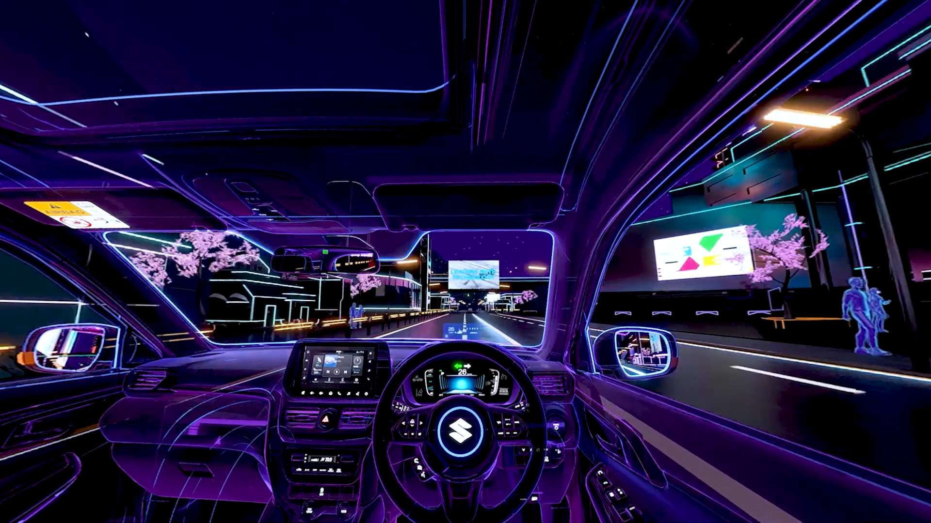 User Trying Out an Automotive VR Experience